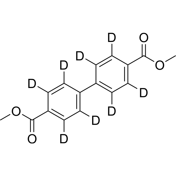 Dimethyl biphenyl-4,4'-dicarboxylate-d<sub>8</sub> Chemical Structure