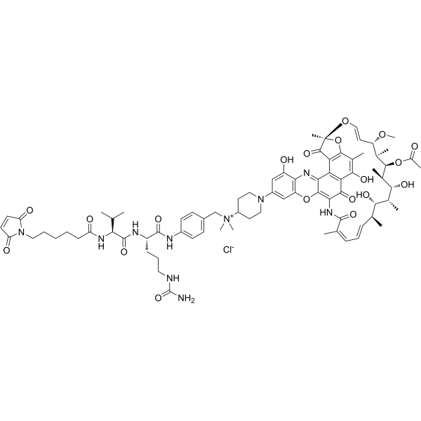 MC-Val-Cit-PAB-dimethylDNA31 Chemical Structure