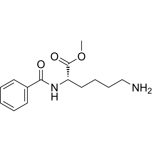 Bz-Lys-OMe Chemical Structure