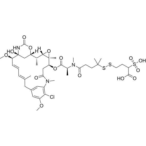Sulfo-PDBA-DM4 Chemical Structure