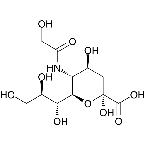 N-Glycolylneuraminic acid Chemical Structure