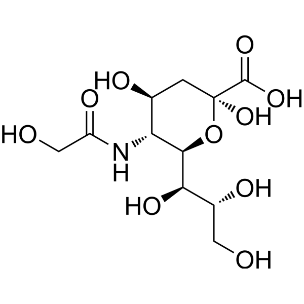 N-Glycolylneuraminic acid (Standard) Chemical Structure