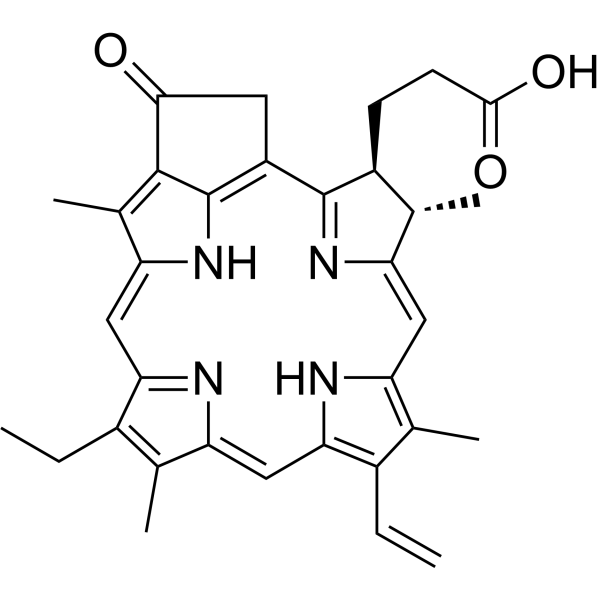 Pyropheophorbide-a Chemical Structure