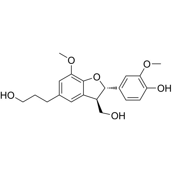 Dihydrodehydrodiconiferyl alcohol Chemical Structure