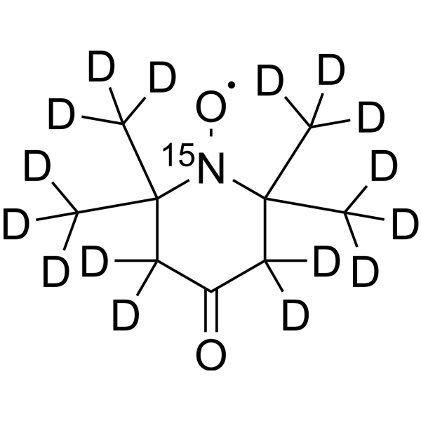 Tempone-<sup>15</sup>N,d<sub>16</sub> Chemical Structure