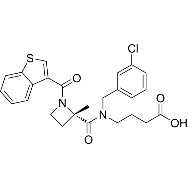 (S)-GLPG0974 Chemical Structure