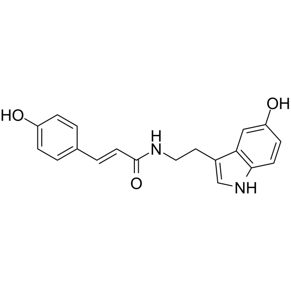 N-(p-Coumaroyl) Serotonin Chemical Structure