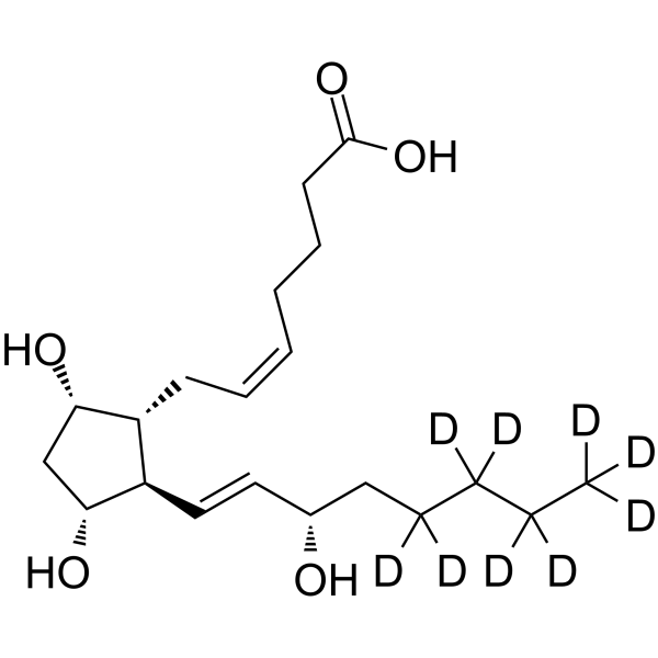 Dinoprost-d<sub>9</sub> Chemical Structure