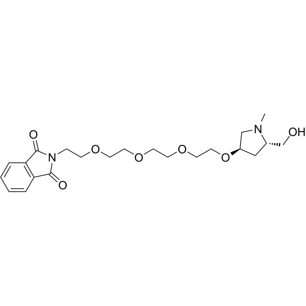 Phthalimide-PEG4-MPDM-OH Chemical Structure