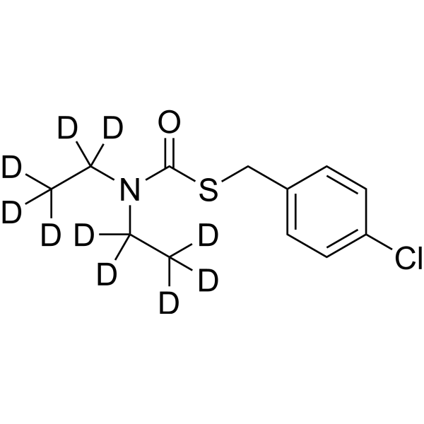 Thiobencarb-d<sub>10</sub> Chemical Structure