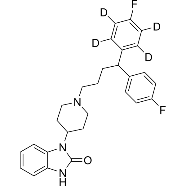 Pimozide-d<sub>4</sub> Chemical Structure