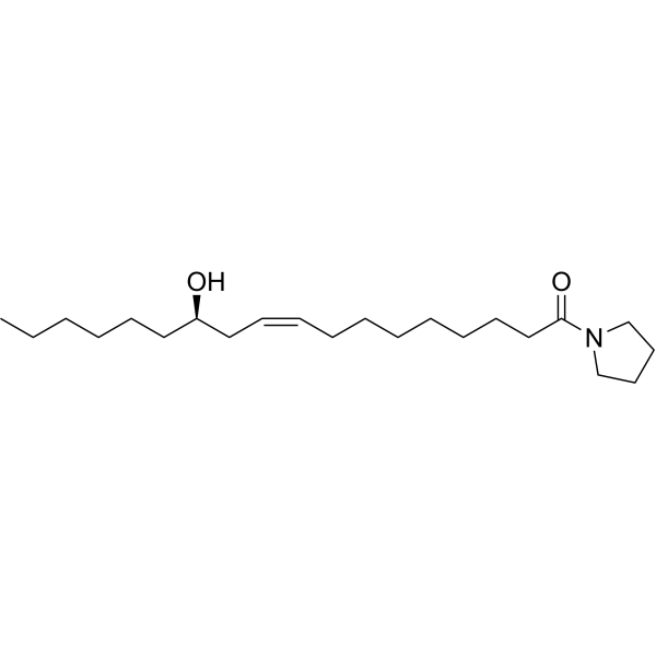 Pyrrolidine ricinoleamide Chemical Structure