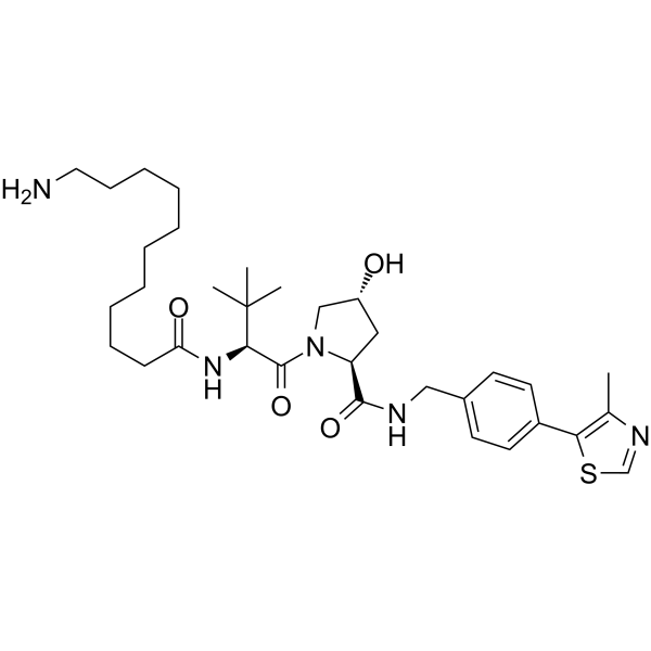 (S,R,S)-AHPC-C10-NH2 Chemical Structure