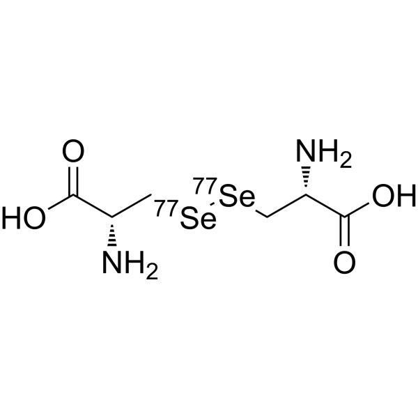 L-Selenocystine-<sup>77</sup>Se<sub>2</sub> Chemical Structure