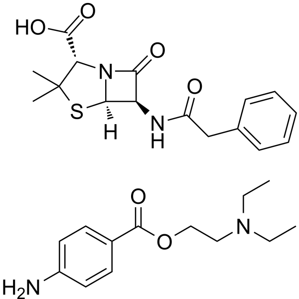 Procaine benzylpenicillin Chemical Structure
