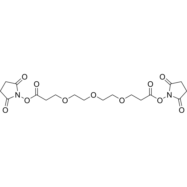 Bis-PEG3-NHS ester Chemical Structure
