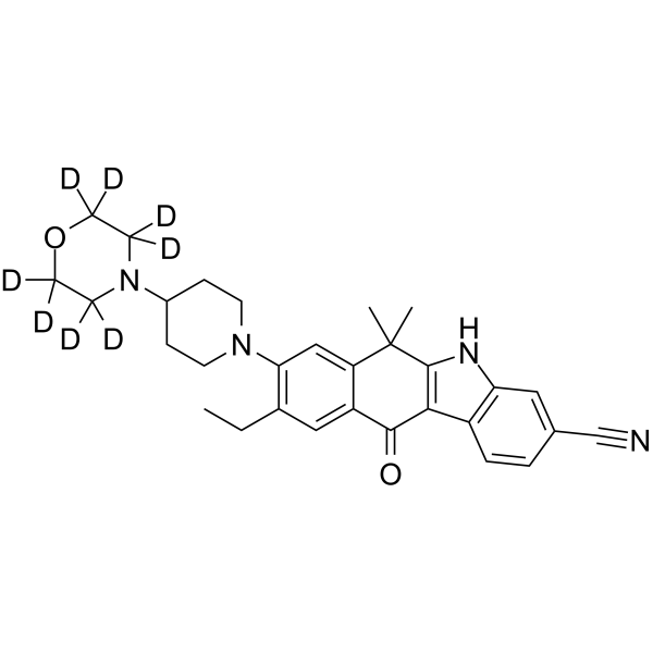 Alectinib-d<sub>8</sub> Chemical Structure