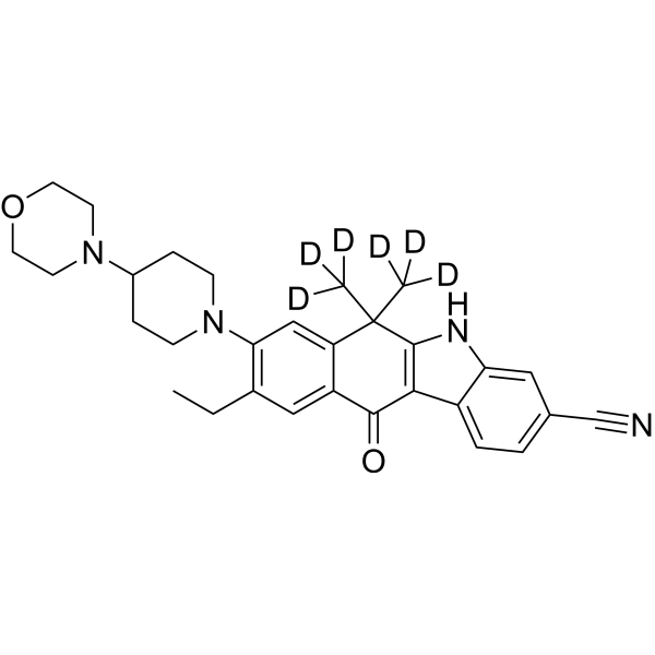 Alectinib-d<sub>6</sub> Chemical Structure