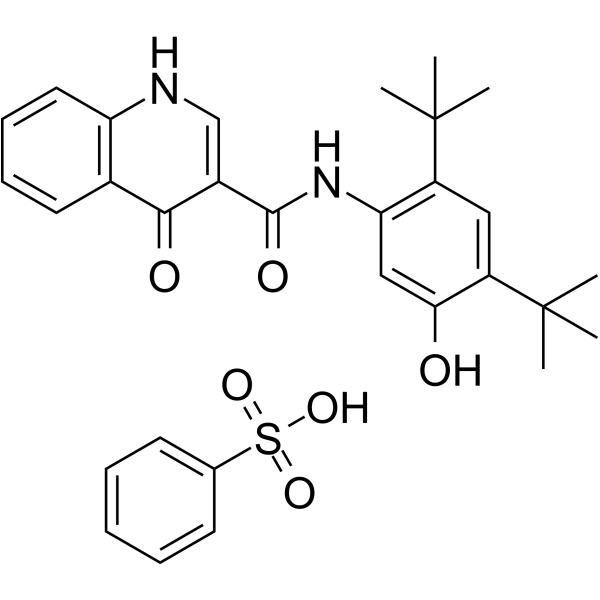 Ivacaftor benzenesulfonate Chemical Structure
