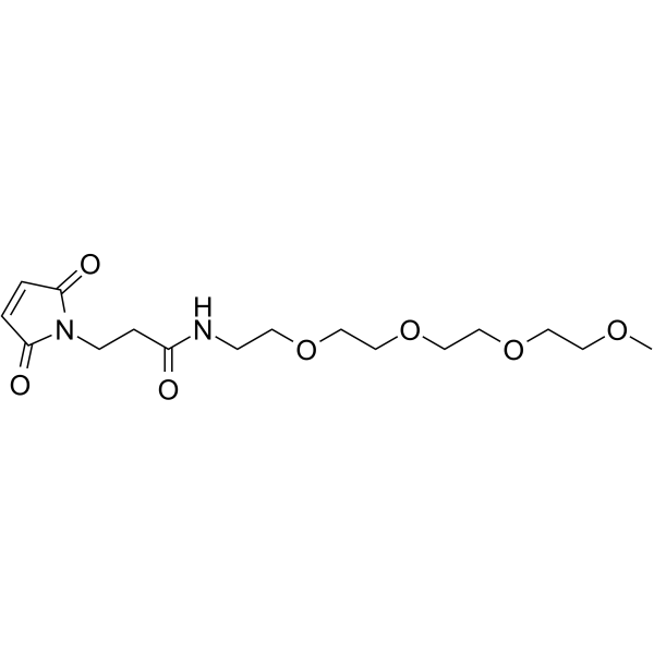 m-PEG4-amino-Mal Chemical Structure