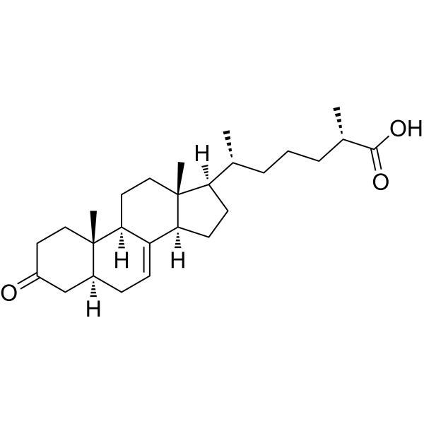 (25S)-Δ7-Dafachronic acid Chemical Structure