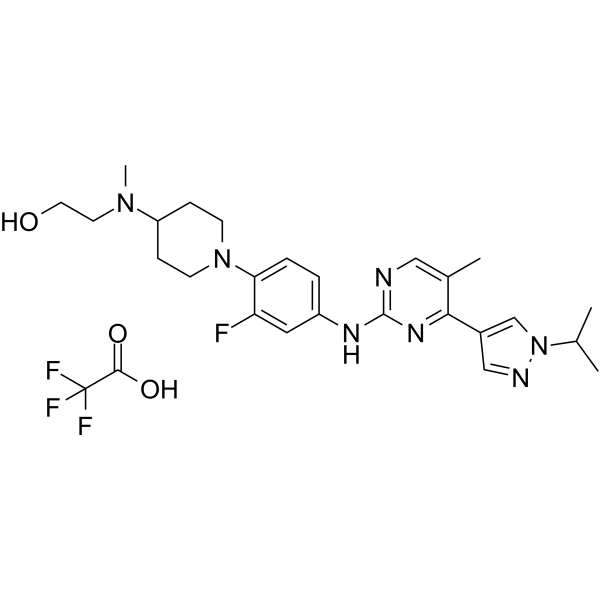 JAK2/FLT3-IN-1 TFA Chemical Structure