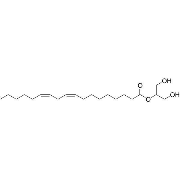 2-Linoleoyl glycerol Chemical Structure