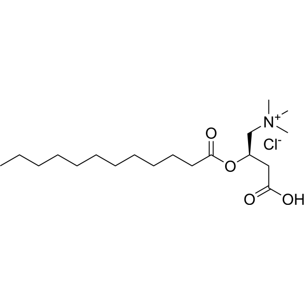 Lauroyl-L-carnitine chloride Chemical Structure