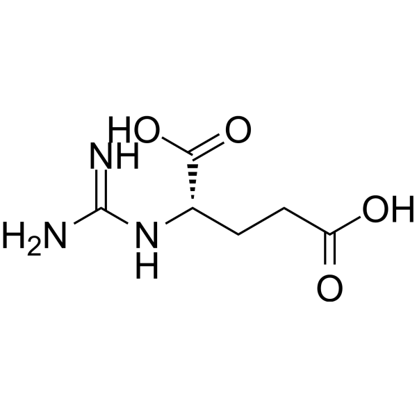 α-Guanidinoglutaric acid Chemical Structure