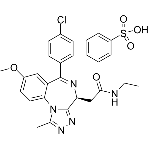 Molibresib besylate Chemical Structure