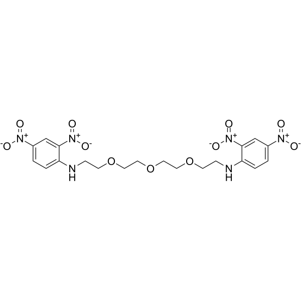 DNP-PEG3-DNP Chemical Structure