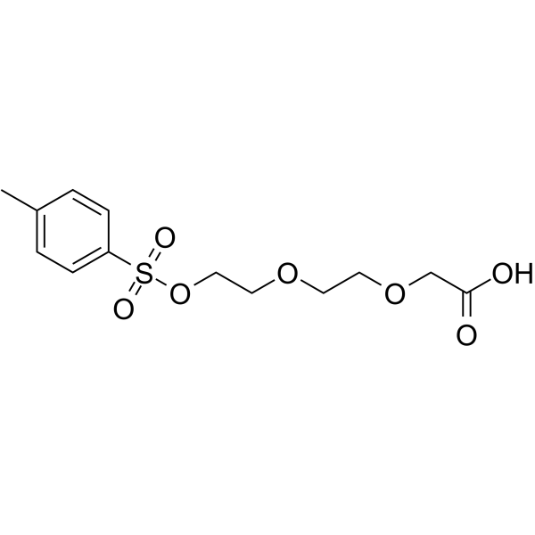Tos-PEG2-CH2COOH Chemical Structure
