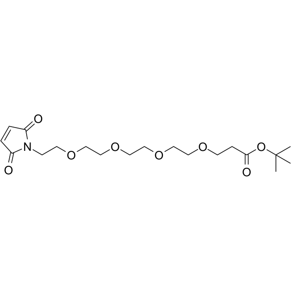 Mal-PEG4-Boc Chemical Structure