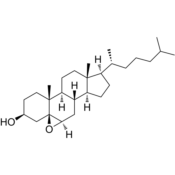 Cholesterol 5beta,6beta-epoxide Chemical Structure