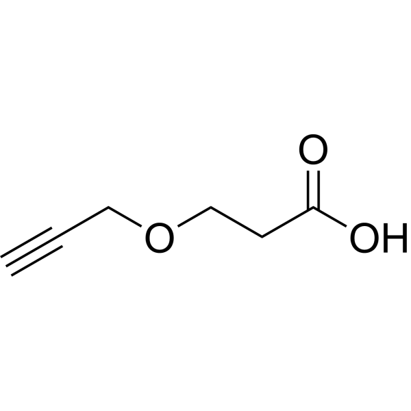 Propargyl-PEG1-acid Chemical Structure