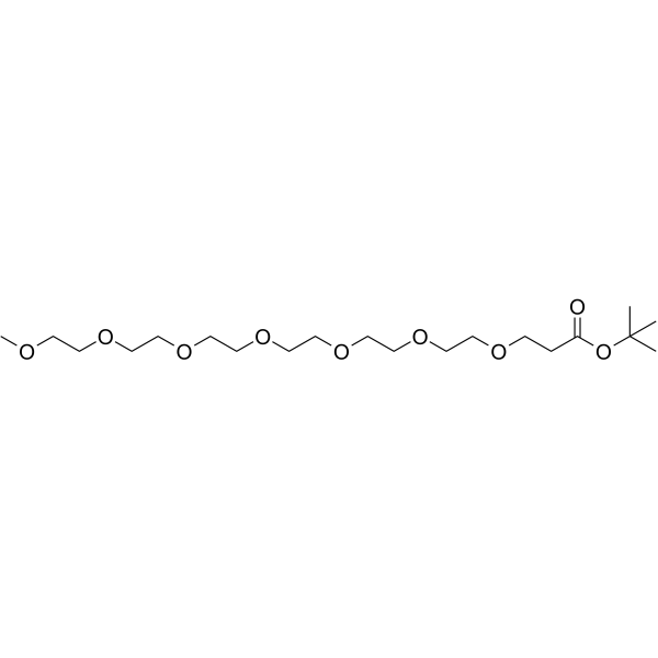 m-PEG7-Boc Chemical Structure