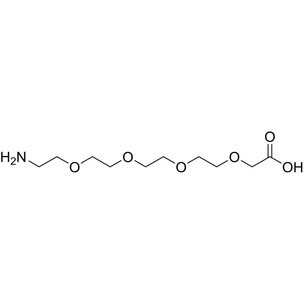 Amino-PEG4-CH2COOH Chemical Structure