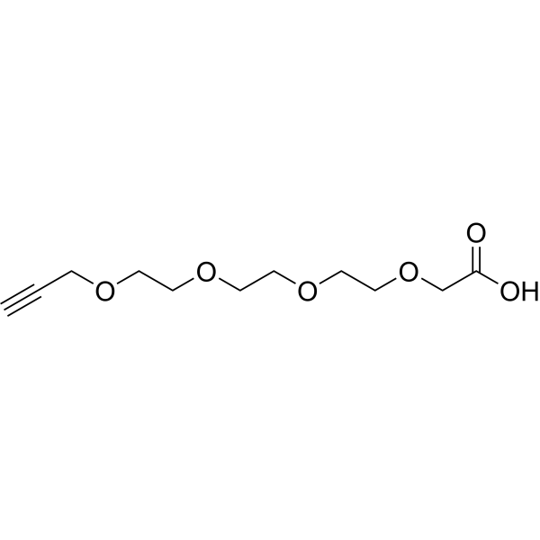 Propargyl-PEG3-CH2COOH Chemical Structure