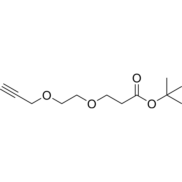 Propargyl-PEG2-Boc Chemical Structure