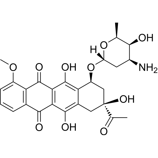 Daunorubicin Chemical Structure
