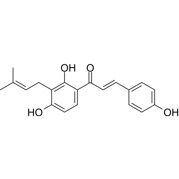 Isobavachalcone Chemical Structure