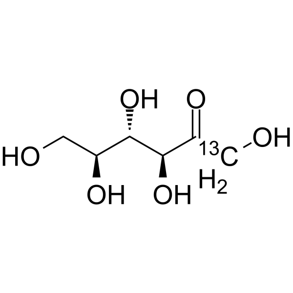 L-Psicose-13C Chemical Structure