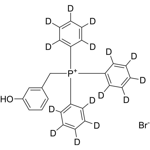 MitoP-d<sub>15</sub> bromide Chemical Structure
