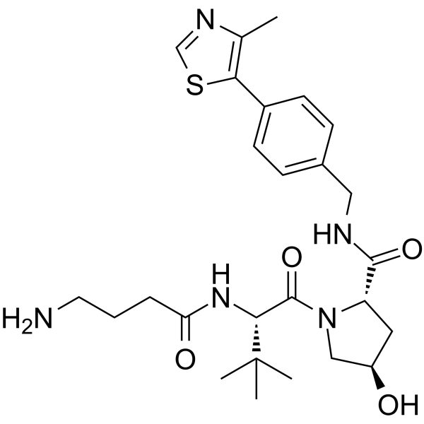 (S,R,S)-AHPC-C3-NH2 Chemical Structure
