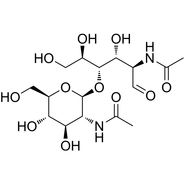 N,N'-Diacetylchitobiose Chemical Structure