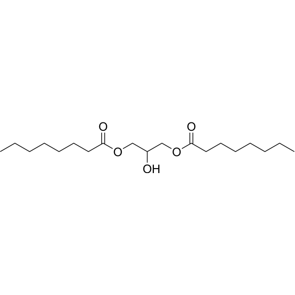 Dioctanoin Chemical Structure