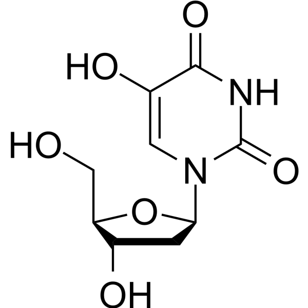 5-Hydroxy-2'-deoxyuridine Chemical Structure