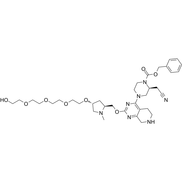 K-Ras ligand-Linker Conjugate 4 Chemical Structure