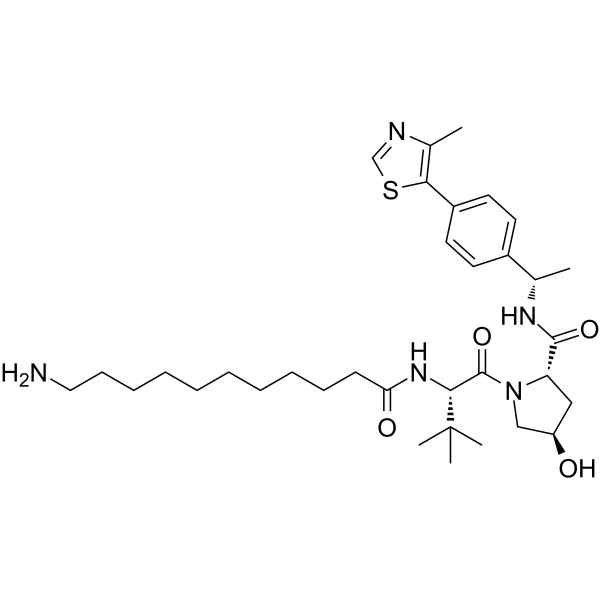 (S,R,S)-AHPC-Me-C10-NH2 Chemical Structure