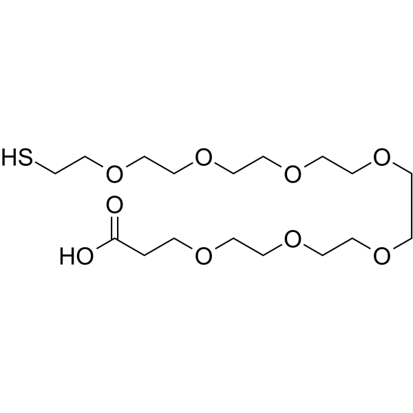 HS-PEG7-CH2CH2COOH Chemical Structure